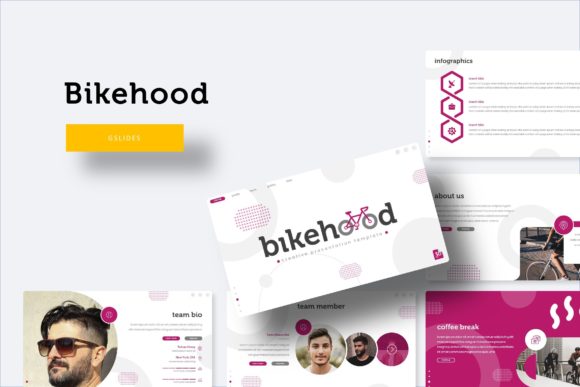 Bikehood Google Slide Template for Professional Presentations