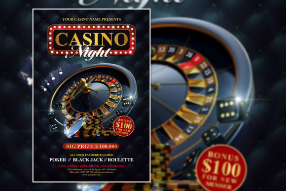 Black Casino Night Poster Template: A Modern Solution for Engaging Event Promotions