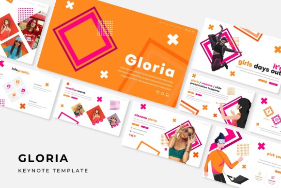 Gloria Keynote Template: A Modern Design Solution for Professional Presentations