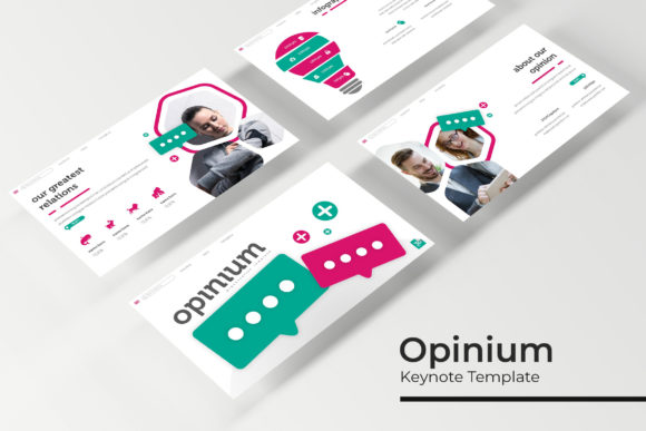 Opinium Keynote Template: A Professional and Versatile Presentation Solution
